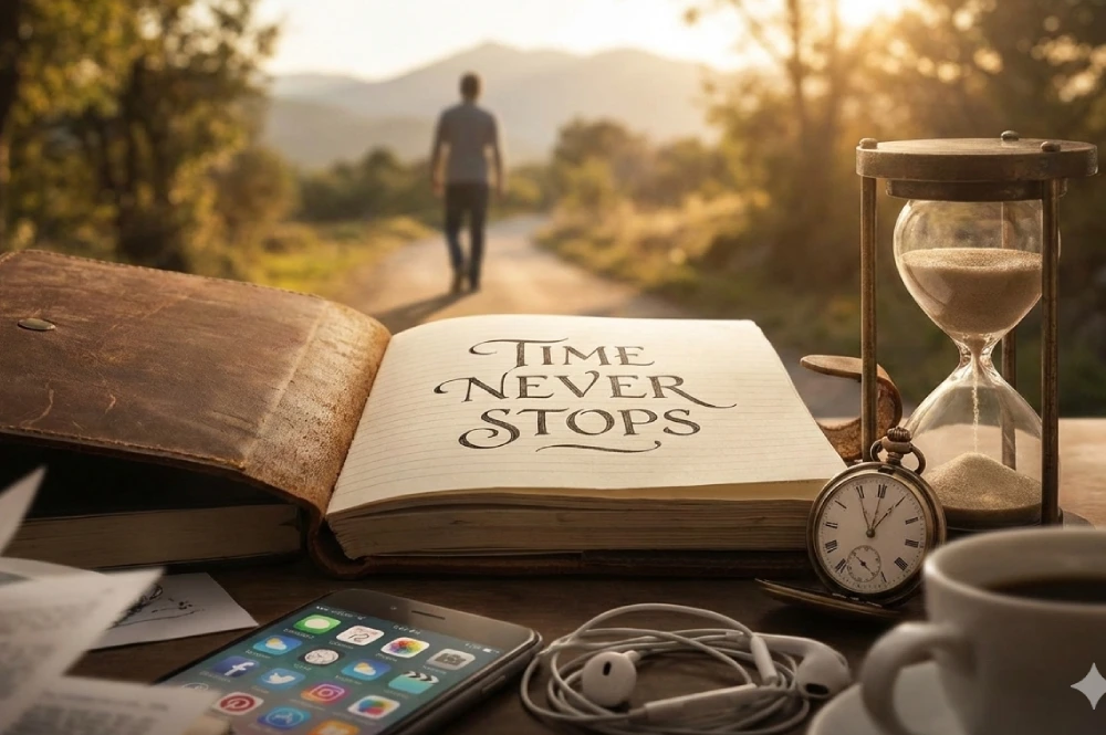 Time Never Stops: A Reflection on Life, Distractions and Priorities