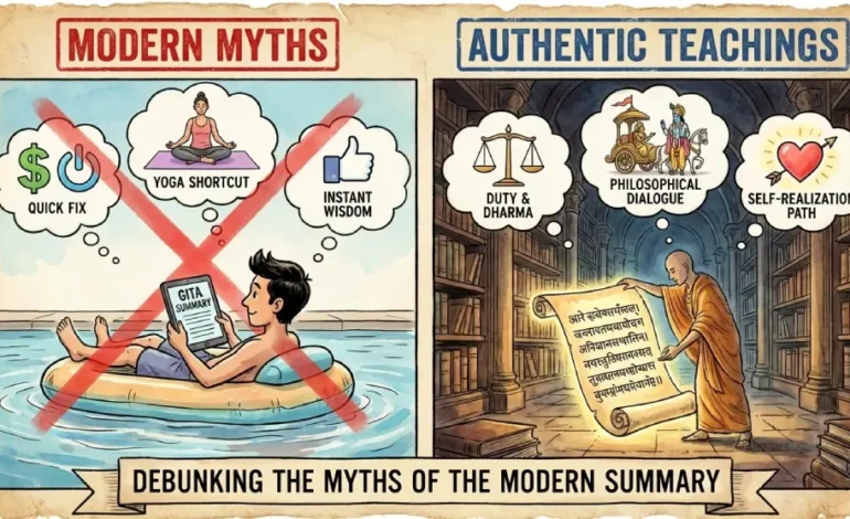 What the Bhagavad Gita Is NOT: Debunking the Myths of the Modern Summary