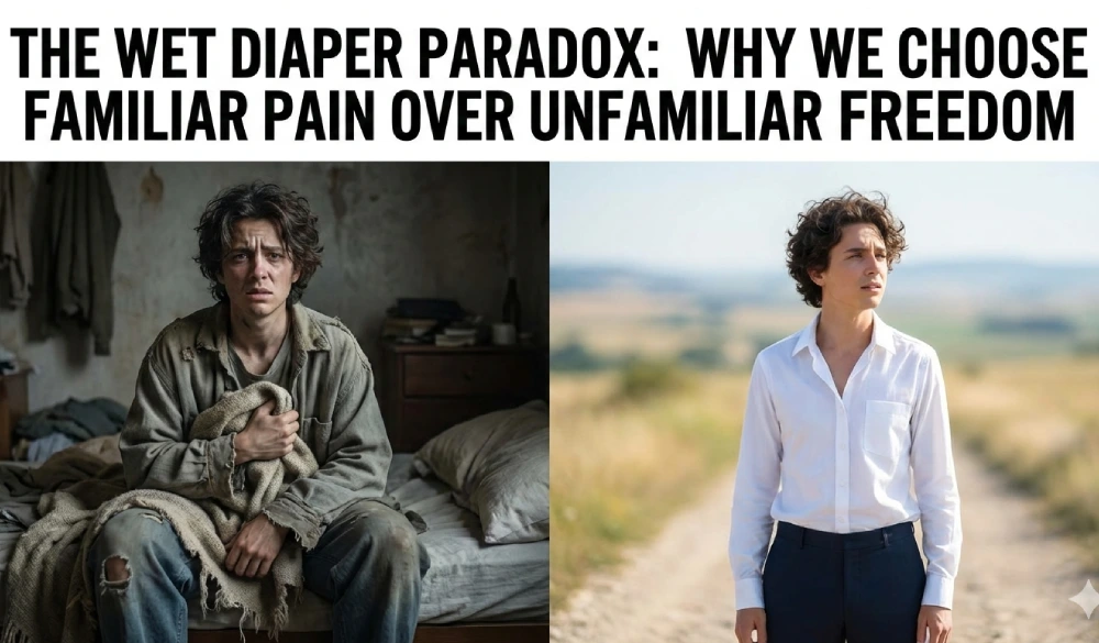 The Wet Diaper Paradox: Why We Choose Familiar Pain Over Unfamiliar Freedom