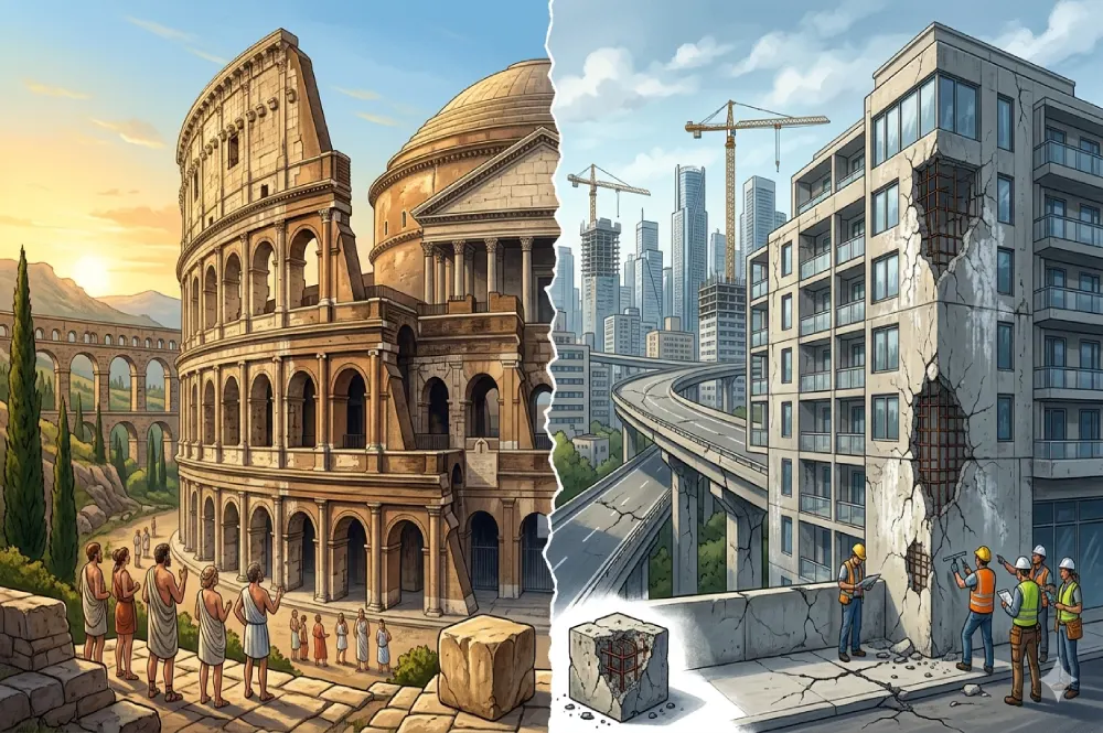The Eternal Stone vs. The Fragile Concrete: Why Modern Buildings Can’t Compete with Ancient Wonders