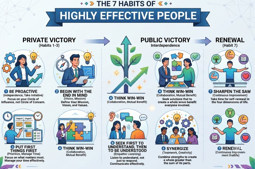 7 Habits Of Highly Effective People.