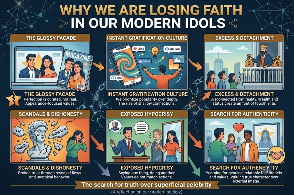 The Unmasking: Why We Are Losing Faith In Our Modern Idols