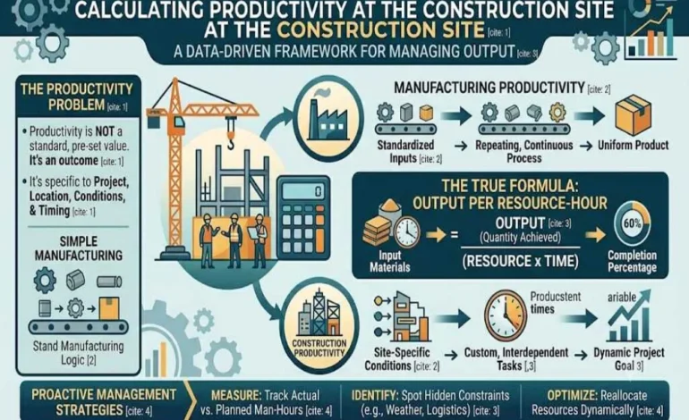 How to Calculate Productivity At Construction Projects