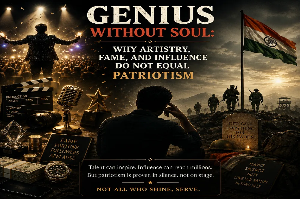 Genius Without Soul: Why Artistry, Fame, and Influence Do Not Equal Patriotism